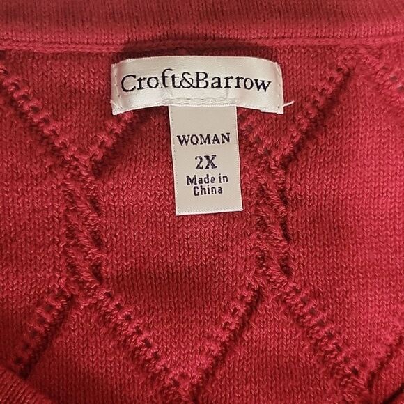 Croft & Barrow Cardigan - Size 2X - Picture 6 of 9